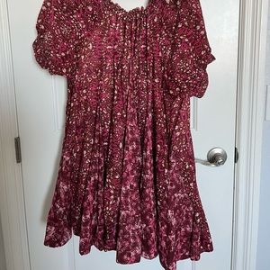 Free people mini flowy dress